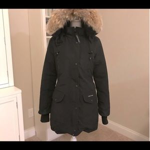 NEW CANADA GOOSE TRILLIUM PARKA COAT WOMENS BLACK